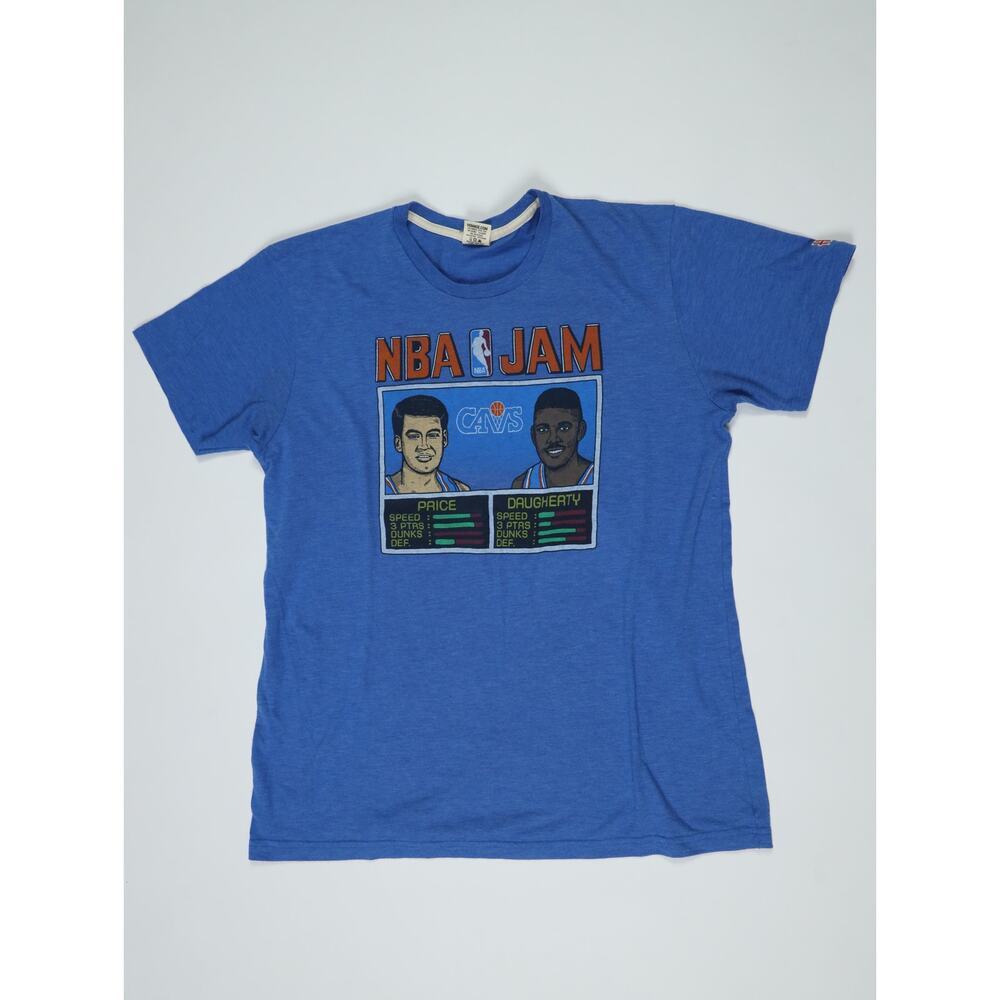 Homage NBA Jam Cleveland Cavaliers Tee XL Mark Price Larry Nance Retro Graphic